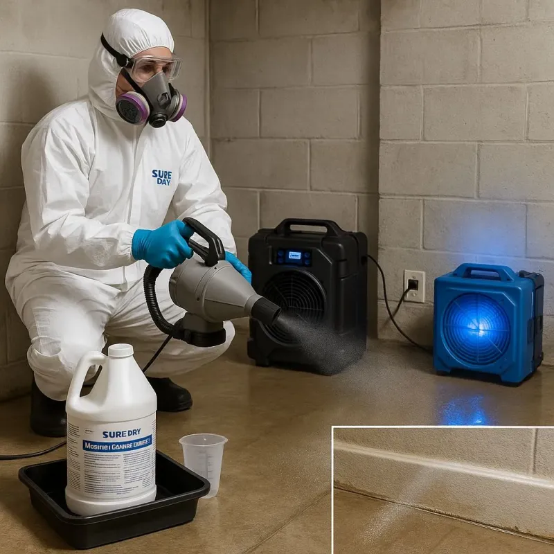 Sanitization and Odor Removal process in Fort Worth, TX